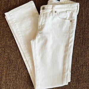AG The Ballad Slim Boot White Jean 27 R
